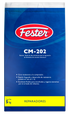 Envase de Fester CM202 mortero reparador. Aplicación de Fester CM202 en superficie de concreto. Superficie reparada con Fester CM202. Detalle del mortero reparador Fester CM202. Restauración de concreto con Fester CM202